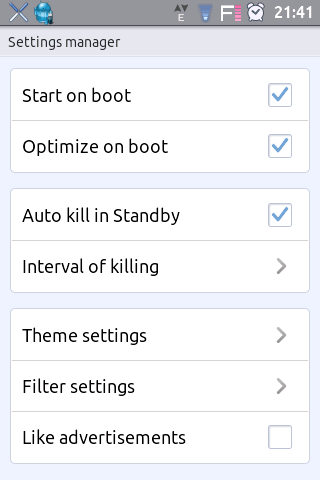 Task killer Mem/Battery saver v2.5.55