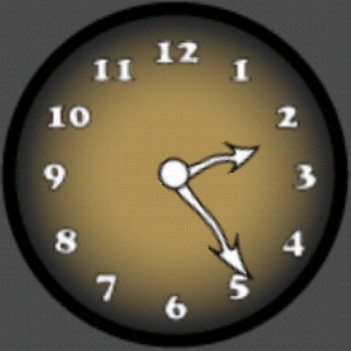 Analog Clock Yellow LOGO-APP點子