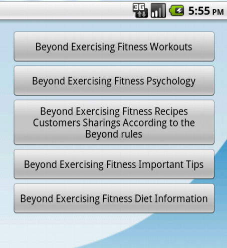 BeyondExercisingApp Fitness