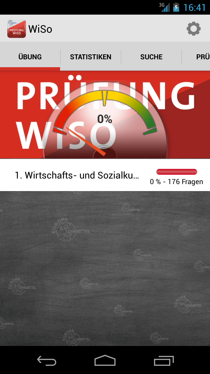 Prüfung WiSo Screen 2