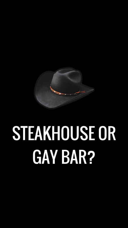 Android application Steakhouse or Gay Bar screenshort