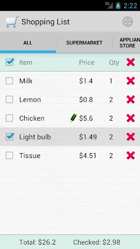 無料购物Appのお買い物リストS|記事Game
