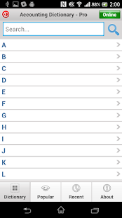 Accounting Dictionary - Pro Screenshots 1