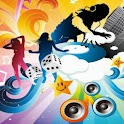 Cool Music Theme Wallpaper i logo