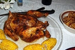 Spicy Roasted Chicken W/garlic Sauce