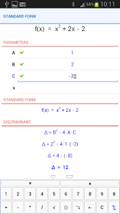 NaN Quadratic Function Pro - screenshot thumbnail