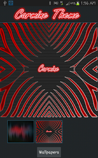 Next Launcher Carmine 3D Theme - screenshot thumbnail