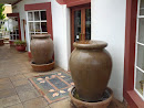 House of Woven Art Pot Fountains