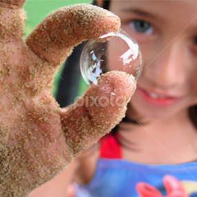 Beach Bubble by Mike Trahan - Babies & Children Children Candids