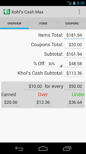 Kohl's Cash Max