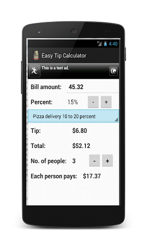 Easy Tip Calculator - Free