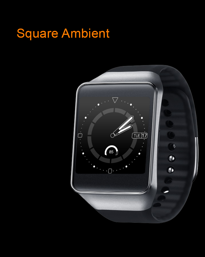 Orange Point Free Watch Face Screen 3