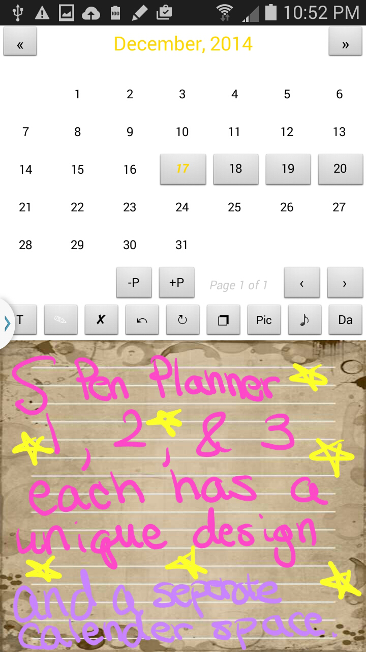 S Pen Planner 3 Screen 2