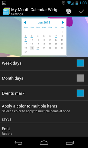 【免費個人化App】My Month Calendar Widget-APP點子