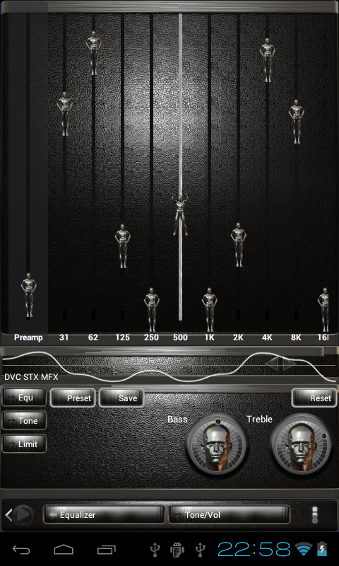 poweramp skin black atlantis Screen 3