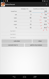 Baker's Percentage Formula Screenshots 1