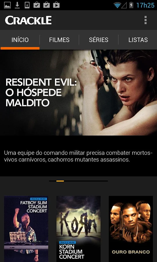Crackle - Filmes e TV - Screenshot