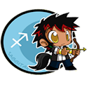 Sagittarius Clock widget logo