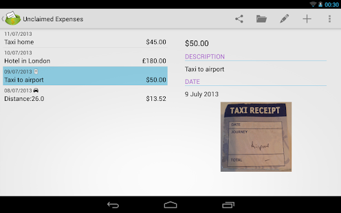 Lastest ExpenseClam expenses & mileage APK