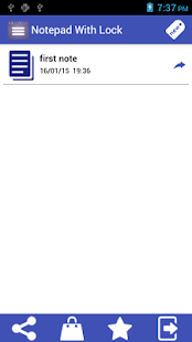 Notepad With Lock Screenshots 4
