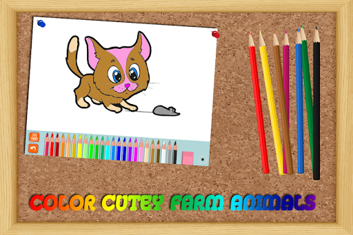 Coloring Game - Farm Animals