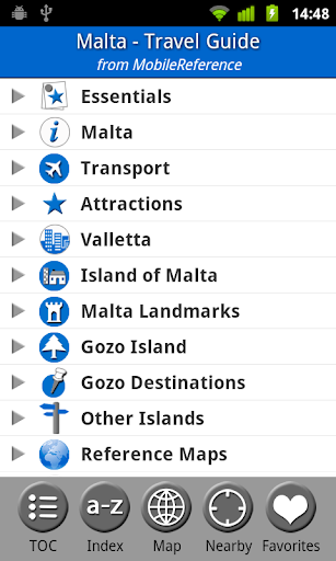 Malta - Travel Guide Map