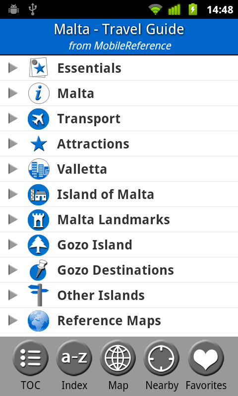 Android application Malta - Travel Guide &amp; Map screenshort