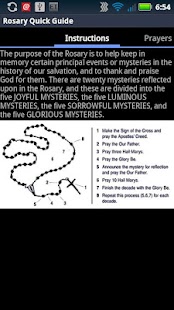 Catholic Rosary Quick Guide