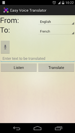 Easy Voice Translator