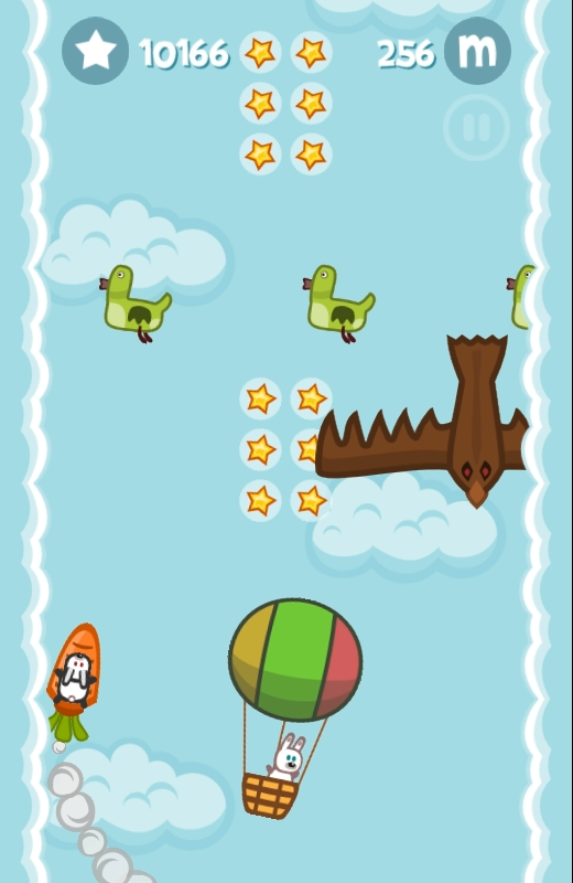    Bunny Goes Boom! Flying Game🚀- screenshot  