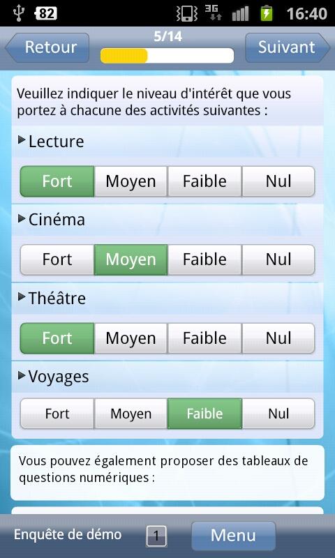   Mobi-Survey- स्क्रीनशॉट 