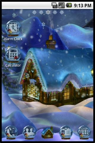 GO Launcher Theme Holy Night