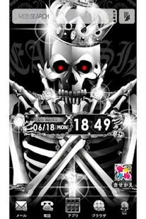 Free Download WS SKULL for[+]HOMEきせかえテーマ APK