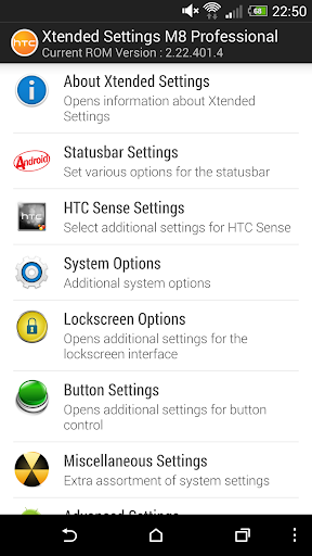 【免費工具App】Xtended Settings M8 Ultimate-APP點子