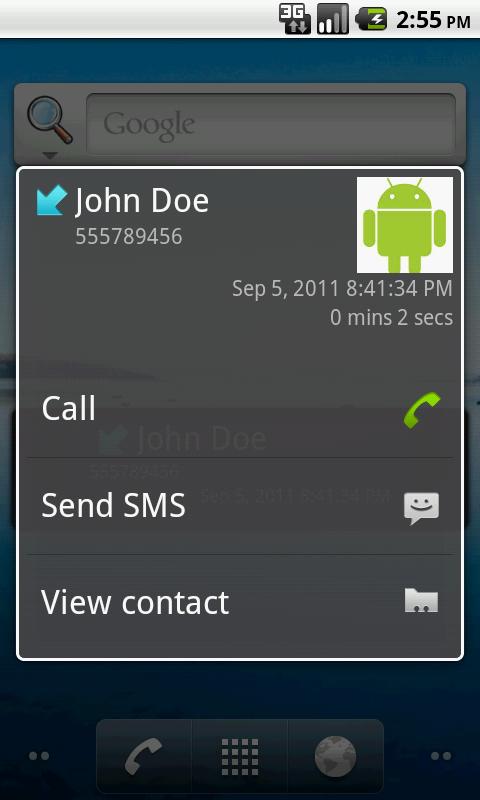 Recent Calls Widget Pro Screen 2