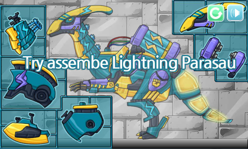 Dino Robot - Lightning Parasau