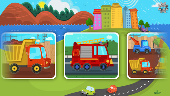 download Cars & Trucks Puzzle for Kids free
