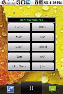 Download One Touch DialPad Widget APK