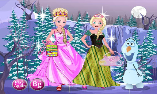 Elsa Anna Dressup