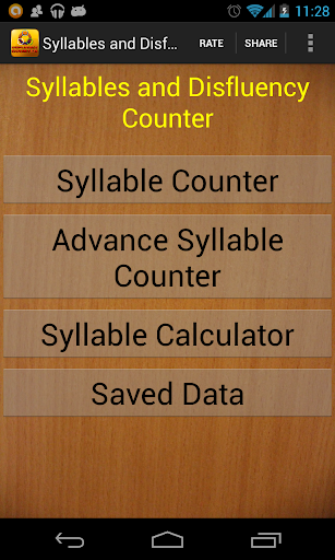 Syllable Disfluency Counter