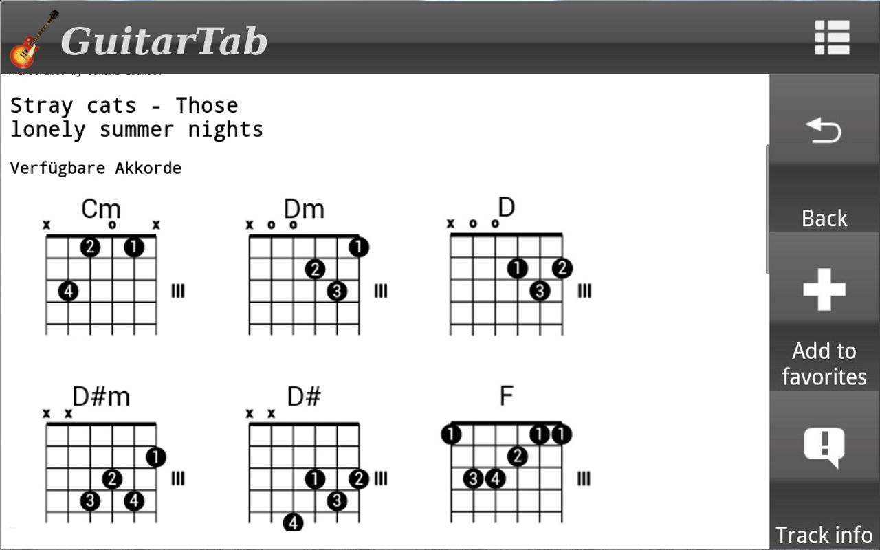 GuitarTab Tabs and chords Android Apps on Google Play