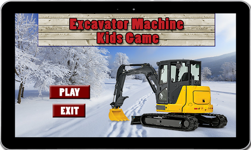 Excavator Machine Kids Game