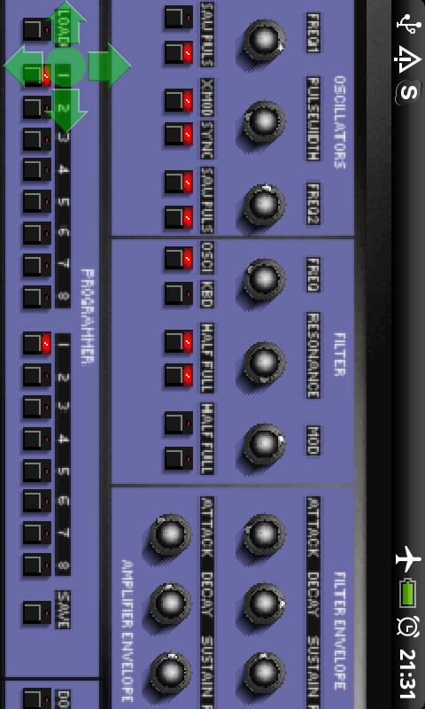 OBx Synthesizer Screen 3