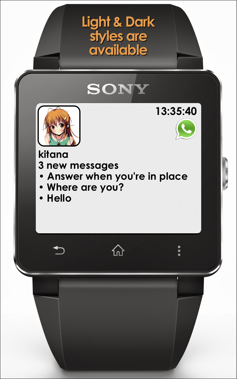 Notifier for SmartWatch Screen 2