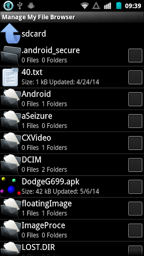Manage My File Browser
