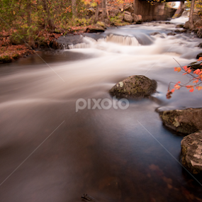 Autumn flow by Arnaldo Ronca - Landscapes Waterscapes
