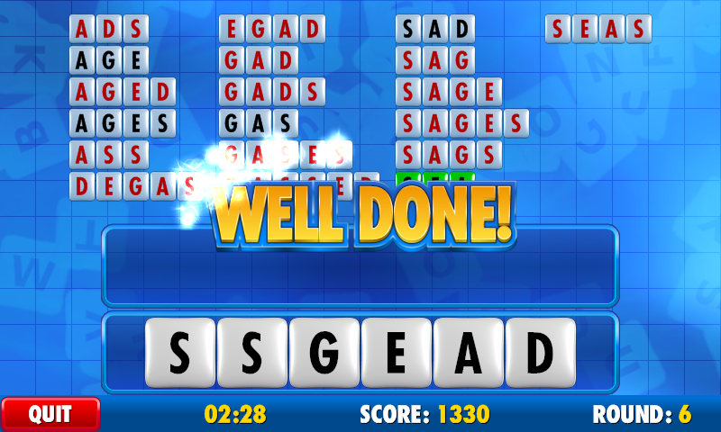 Android application Word Chaos screenshort