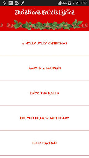 Christmas Carol Lyrics