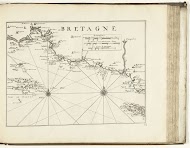 Kaart van de zuidkust van Bretagne, 1726