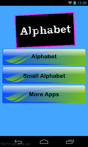 Alphabet letters for kids